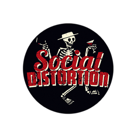 Social Distortion - Red logo XL-Button
