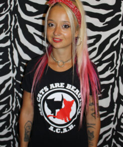 All Cats are Beautiful A.C.A.B. Girlie-Shirt