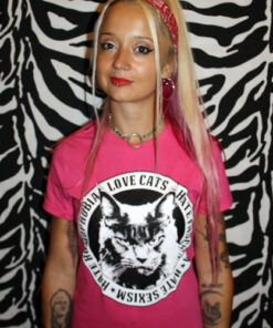 Love Cats (pink) Girlie-Shirt