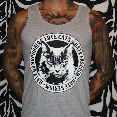 Love Cats (grey) Tank Top