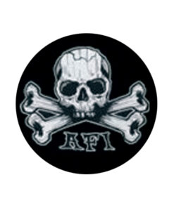 AFI - Skull with bones Button