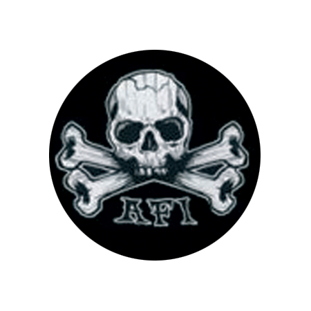 AFI - Skull with bones Button