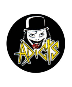 Adicts - Skull+yellow Logo Button