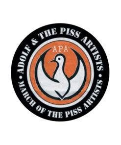 Adolf & the piss artists Button