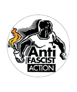 Anti-Fascist Action - Molotov Cocktail Button
