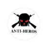 Anti-Heros - Skull Button