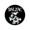 Balzac - Skull + white Logo Button