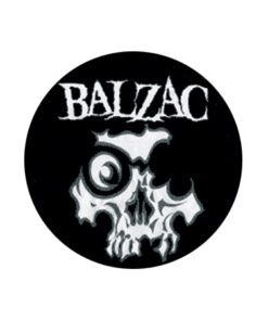 Balzac - Skull + white Logo Button