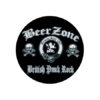 Beerzone - British two skulls Button