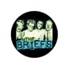 Briefs - Band, blue logo Button