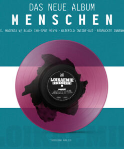 Alternative view of Loikaemie - Menschen (Magenta transp. w/ Black)-LP
