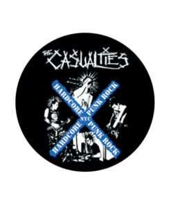 Casualties - Hardcore Punk Rock Button