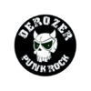 Derozer - Punk Rock white Button