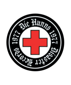 Die Hunns - Red Cross Button