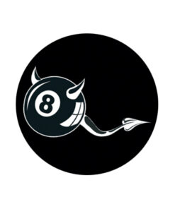 Eightball Devil Button