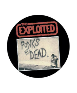 Exploited - Wall-Punks not dead Button