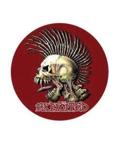 Exploited - Bastards-skull on red Button
