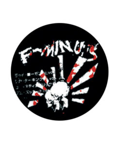 F-Minus - Stripes Button
