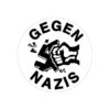 Gegen Nazis - white Button