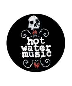 Hot Water Music - Skull Button