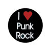 I love Punk Rock Button