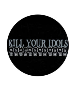Kill Your Idols - Grey Logo Button