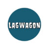 Lagwagon - Logo on blue Button