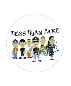 Less Than Jake - Comic-Band Button
