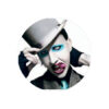 Marilyn Manson - Portait Button