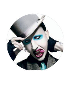 Marilyn Manson - Portait Button