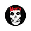Misfits - Skull red logo Button