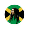 Marley, Bob - Flag Button