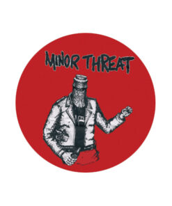 Minor Threat - Bottle on red Button