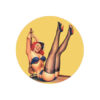 Pin-up6 Button