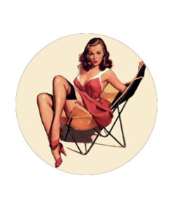 Pin-up7 Button