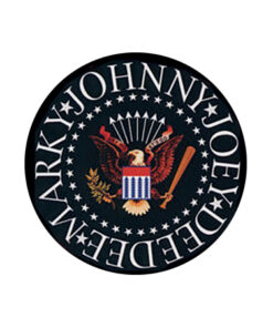 Ramones - Black logo Button