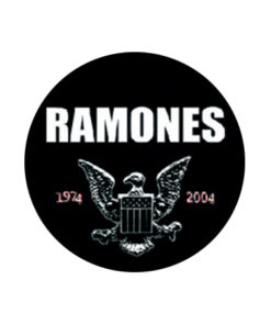 Ramones - Eagle black Button