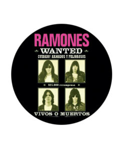 Ramones - Wanted Button