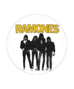 Ramones - White band Button