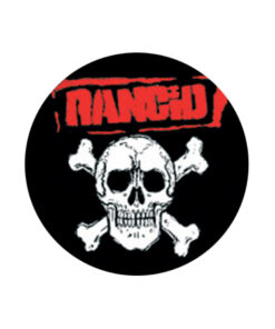 Rancid - Old school Skull Button