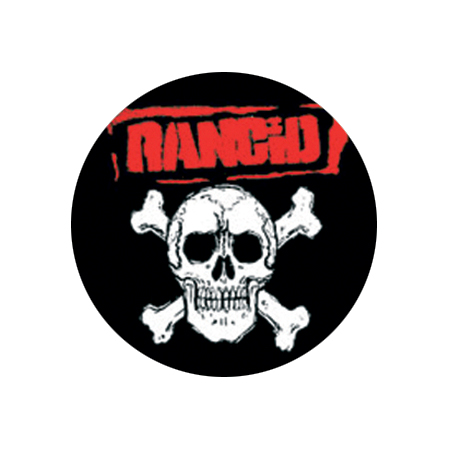 Rancid - Old school Skull Button