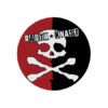 Rasta Knast - Skull red/black Button