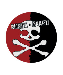 Rasta Knast - Skull red/black Button