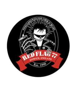 Red Flag 77 Button
