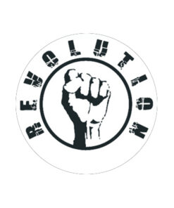 Revolution Fist Button