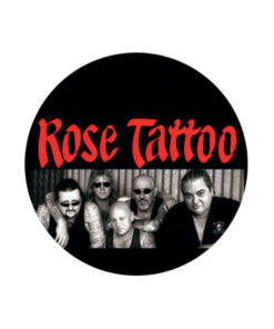 Rose Tattoo Button