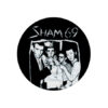 Sham 69 - Bandshot black Button