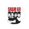 Sham 69 - Bandshot white Button