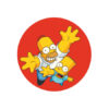 Simpsons - Bart and Homer Button