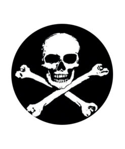 Skull 05 Pirate Button